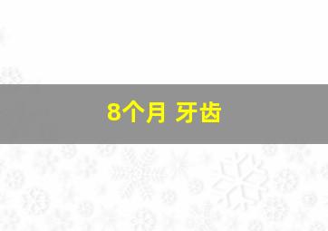 8个月 牙齿